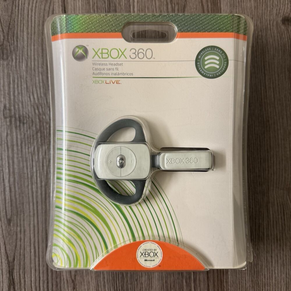 Microsoft Xbox 360 Wireless Headset B4E-0004 Factory Sealed